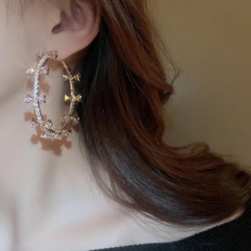 Bow Hoop earrings