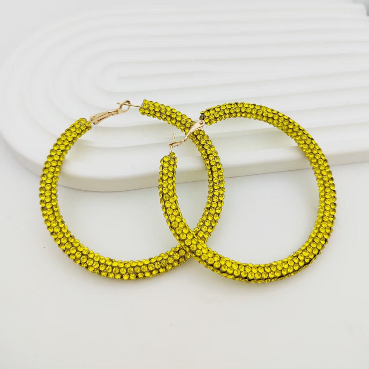 Bling Bling Hoop Earring