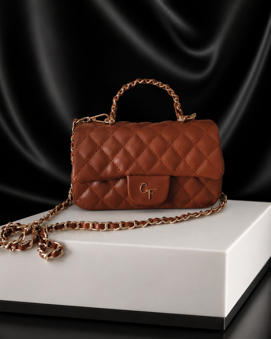 Quilted Crossbody Brown
