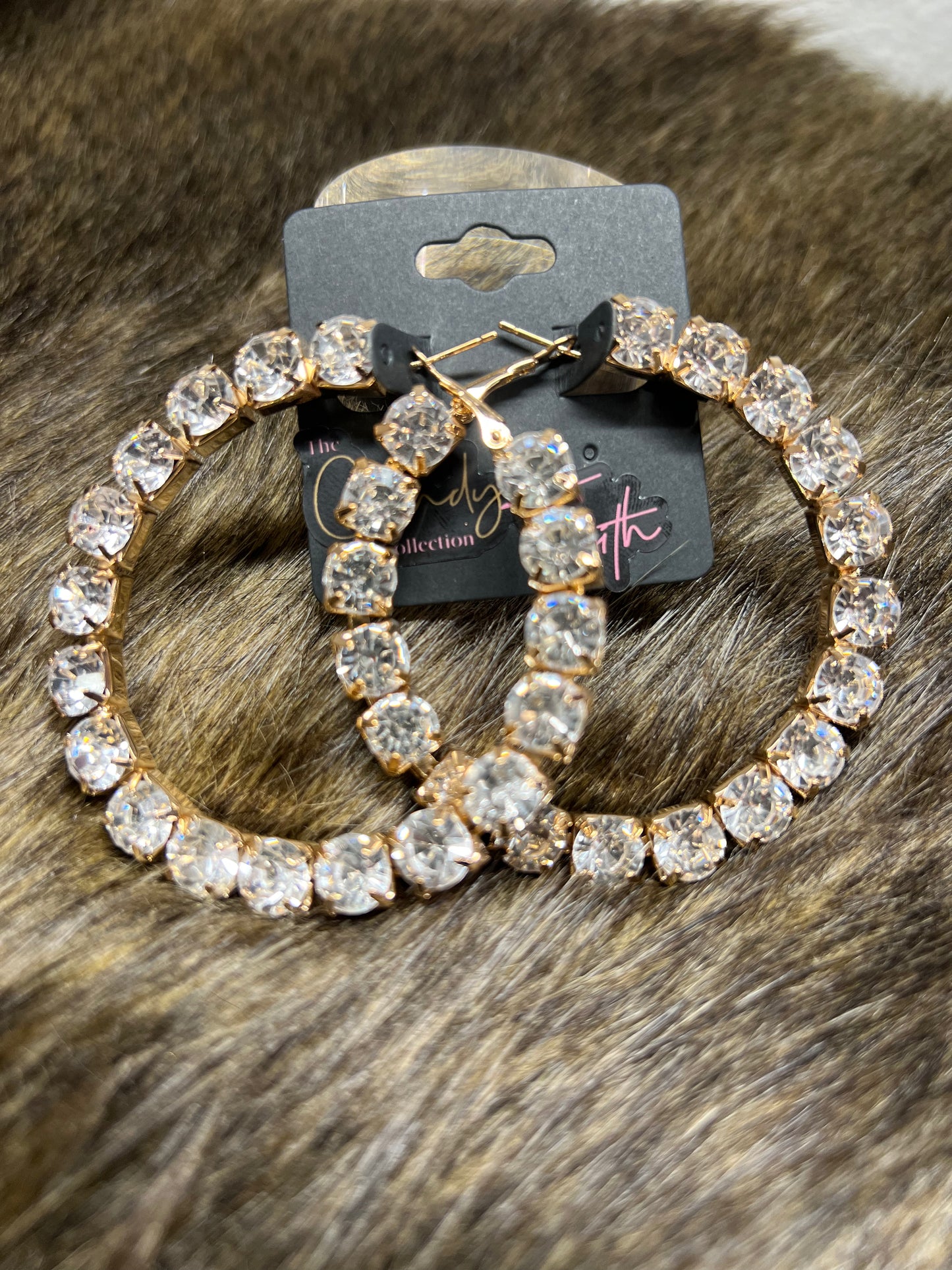 Studded hoops