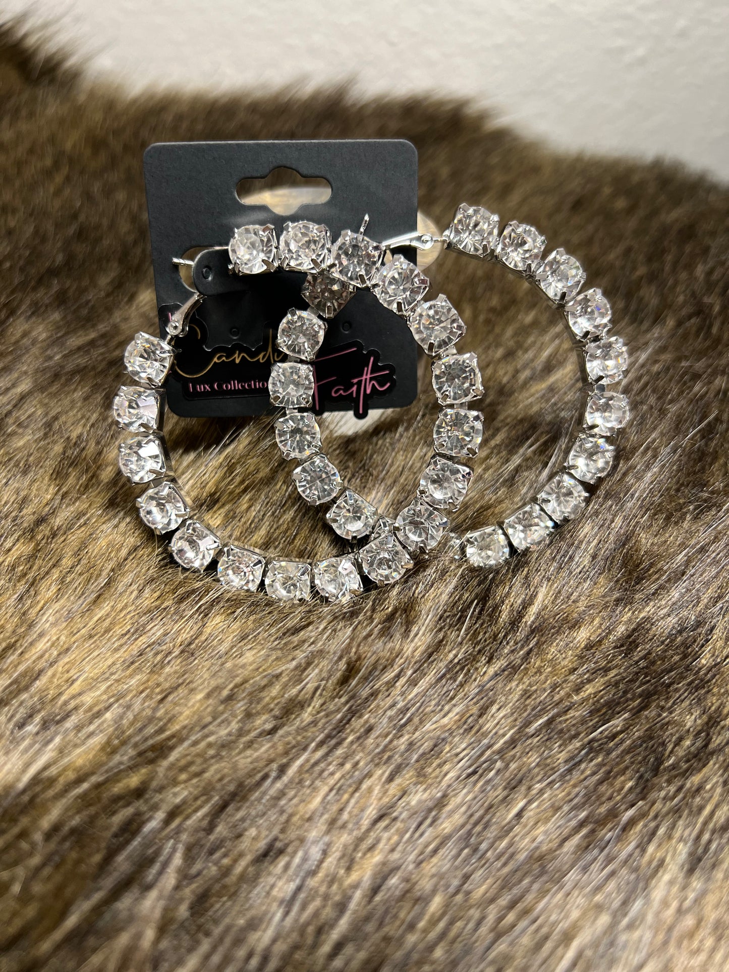 Studded hoops
