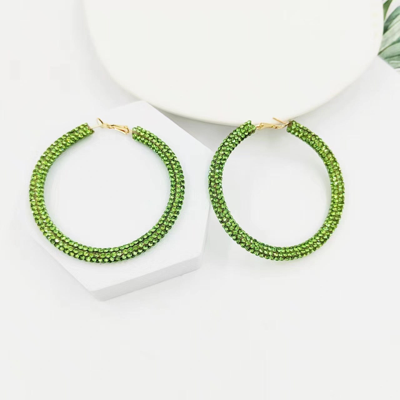 Bling Bling Hoop Earring