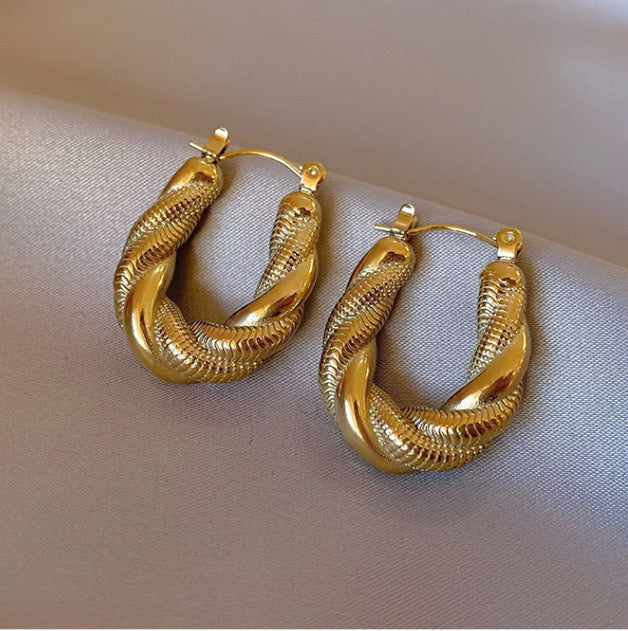 Gold Hoop Earrings