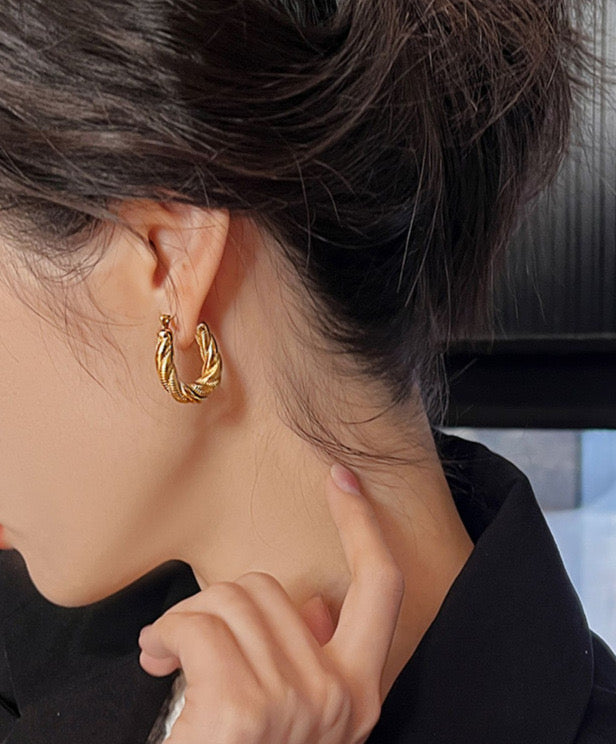 Gold Hoop Earrings