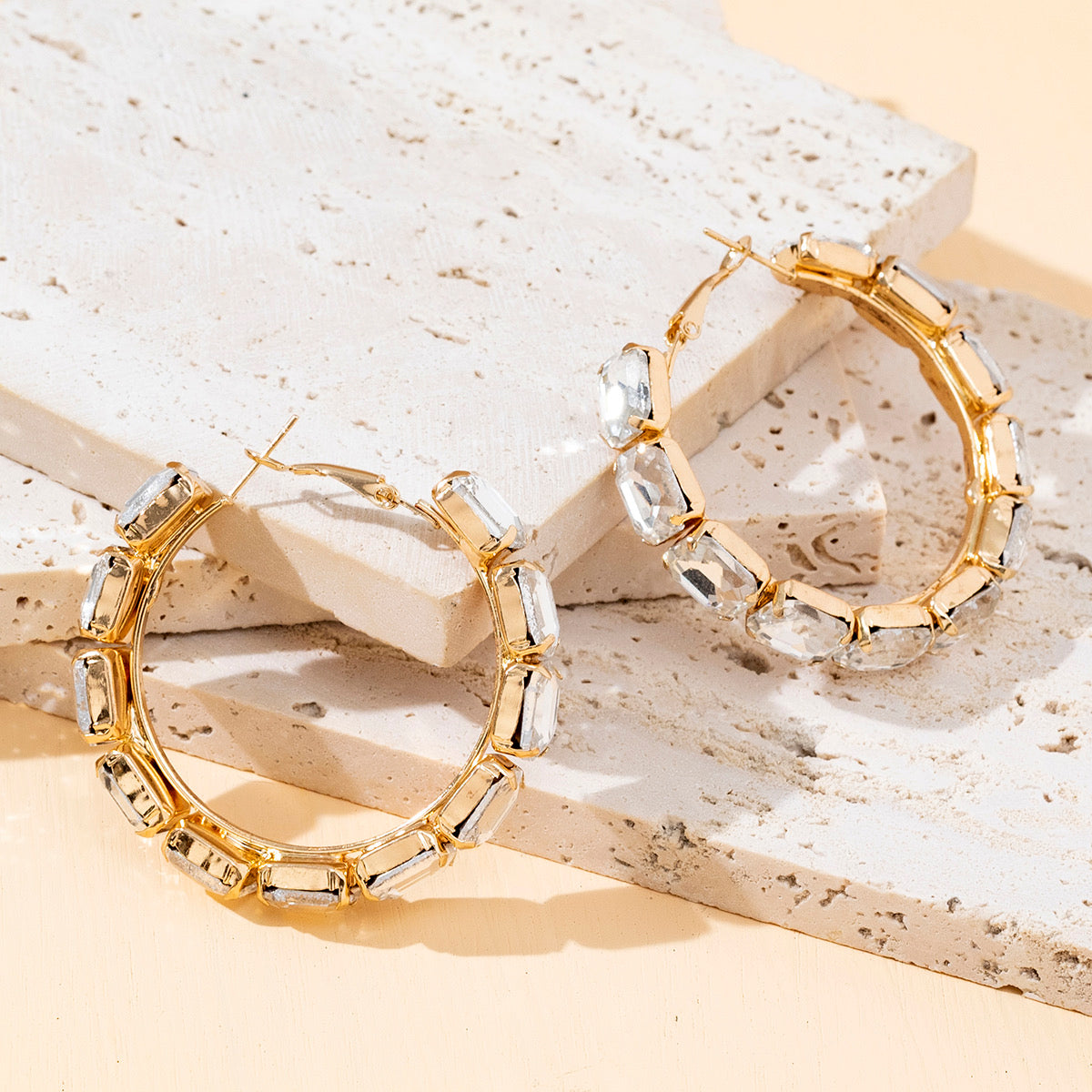 Jazzy Hoop Earrings