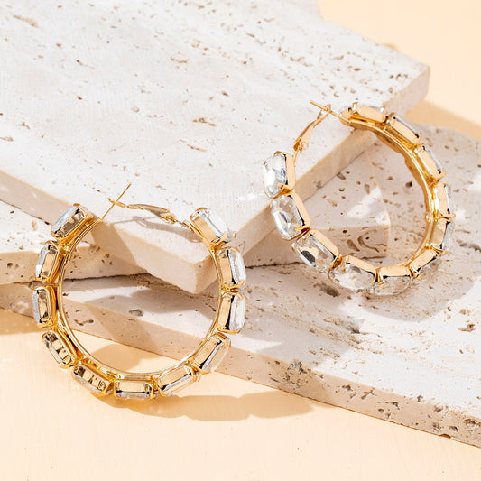 Jazzy Hoop Earrings