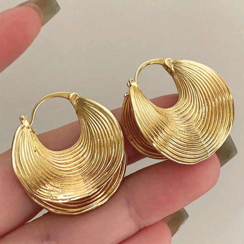 Spiral Hoop Earring