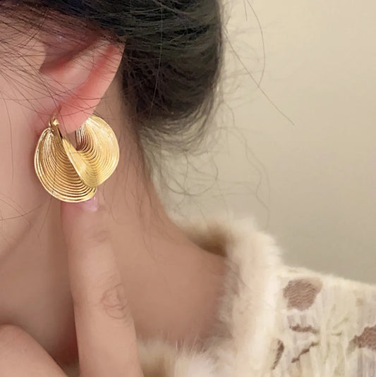 Spiral Hoop Earring