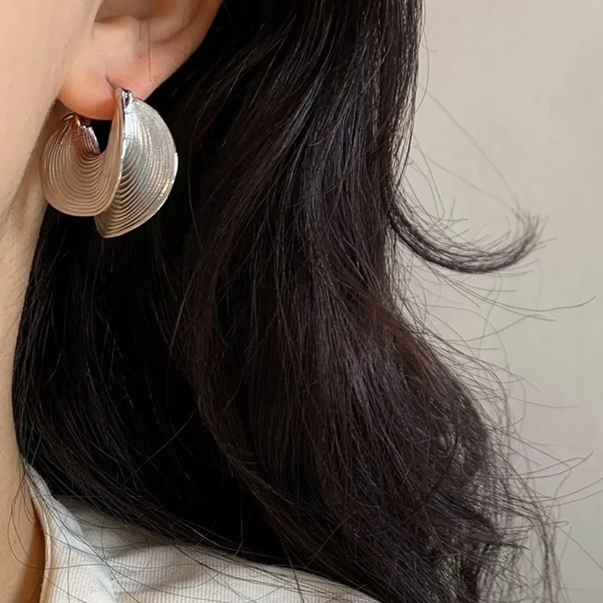Spiral Hoop Earring