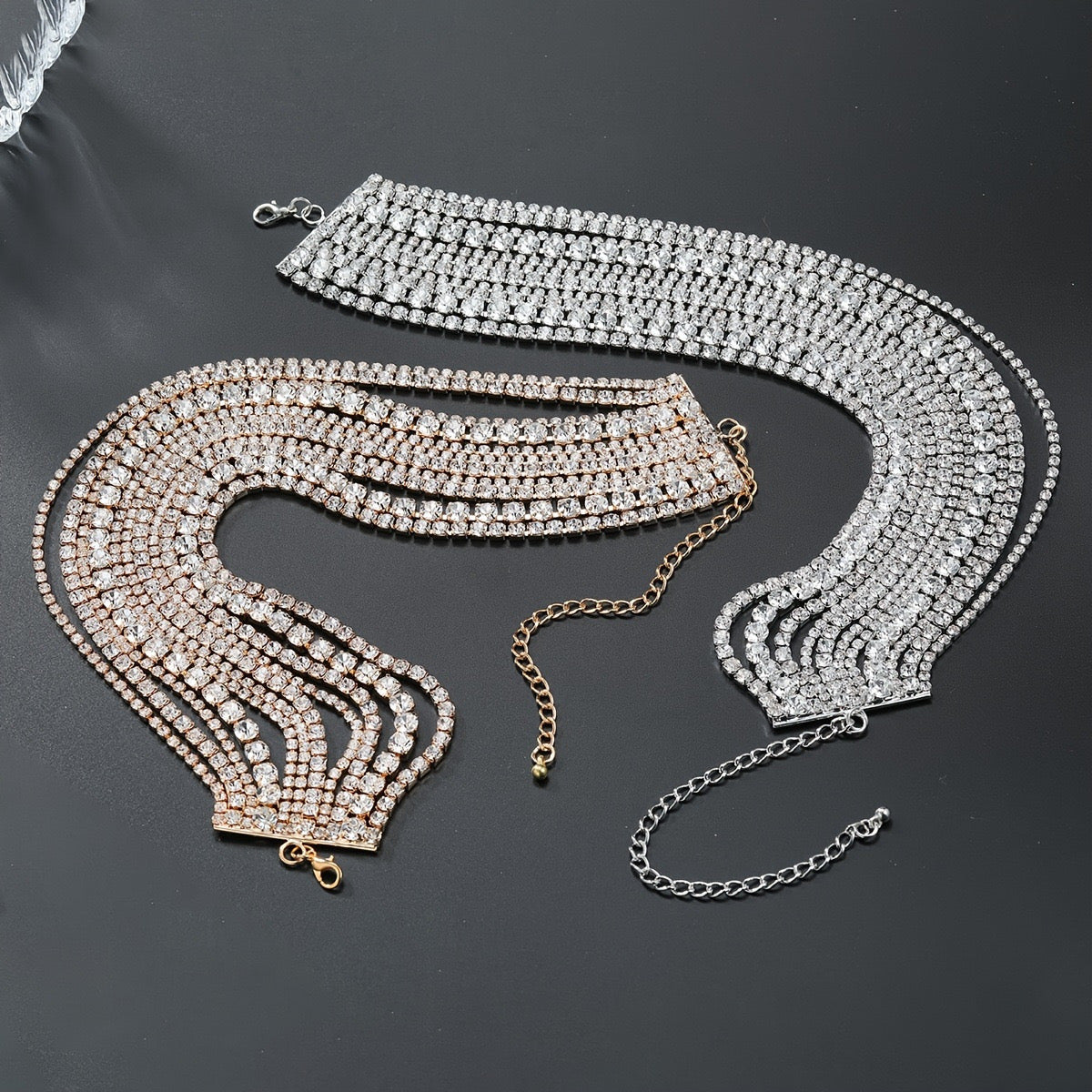 Layered Diamond Choker