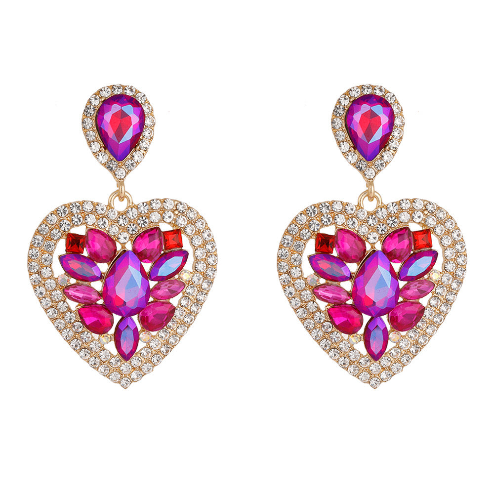 Heart Drop Earrings