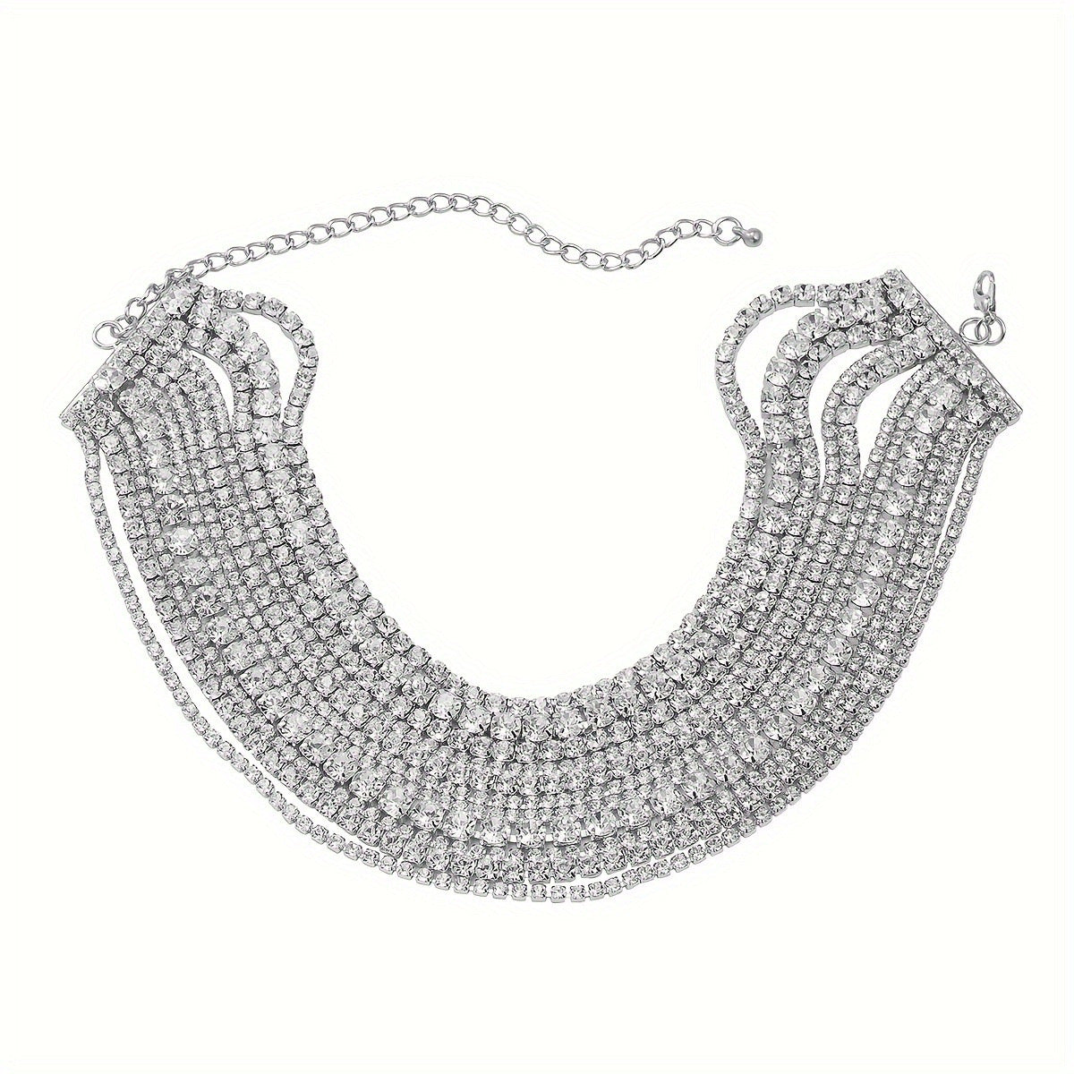 Layered Diamond Choker