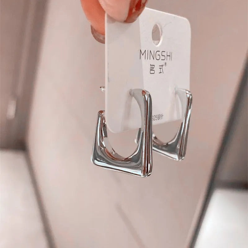 Square Hoop Earring