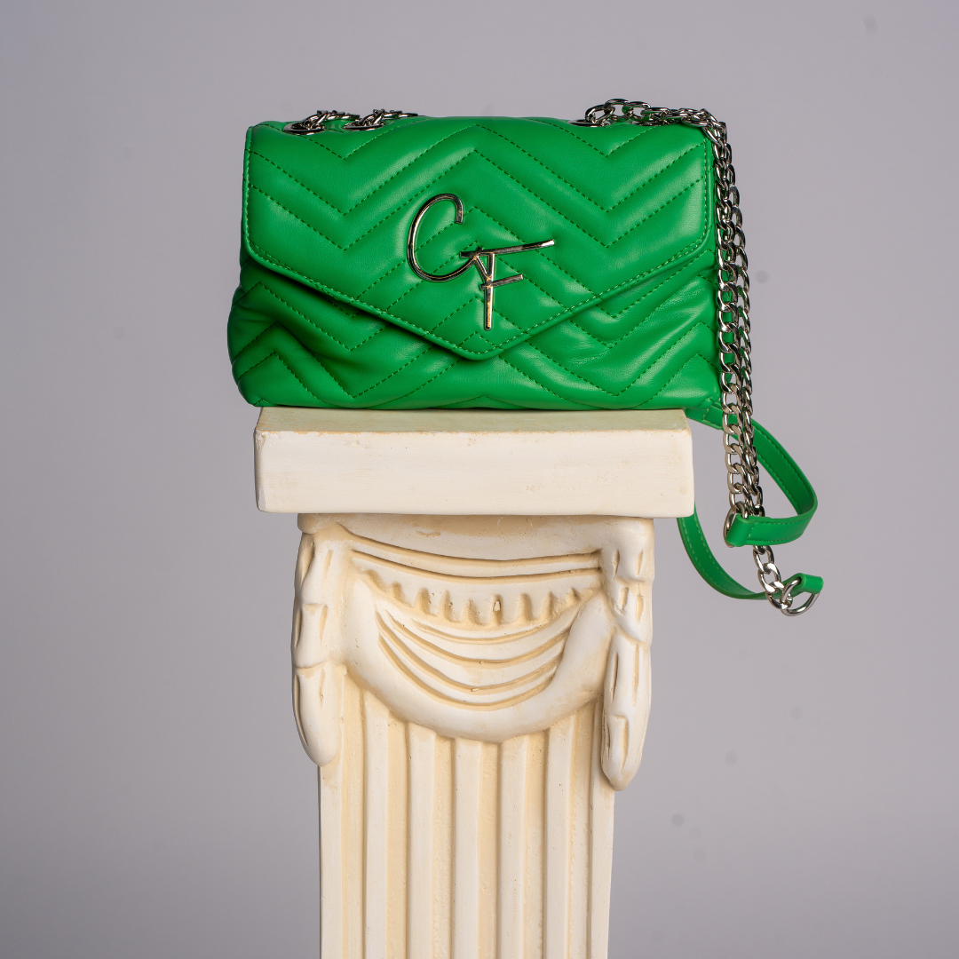 CF LUX SIGNATURE HANDBAG (Green) sm