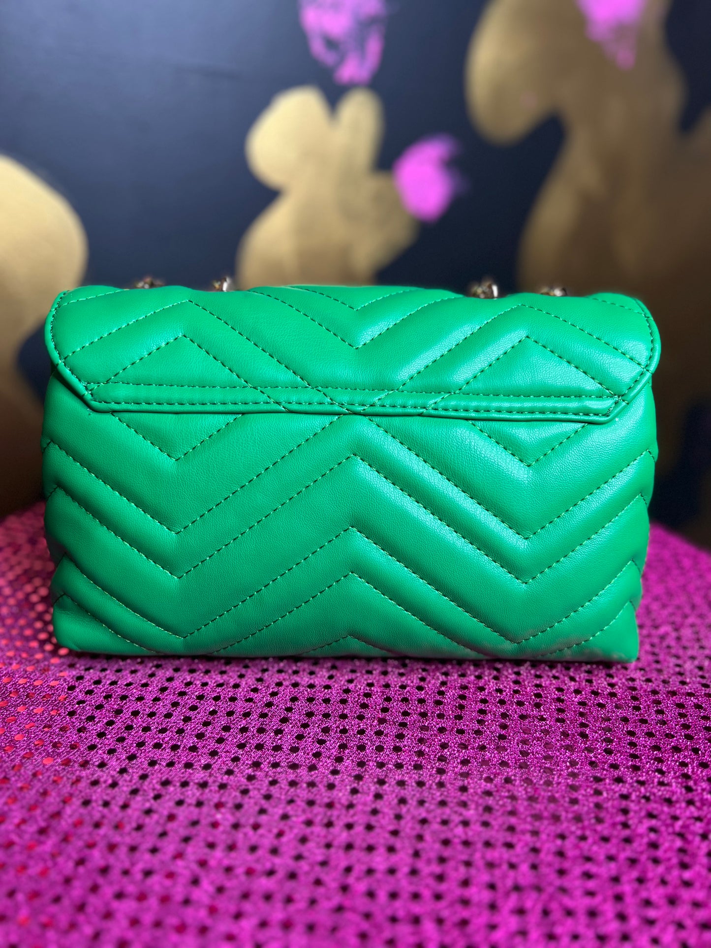 CF LUX SIGNATURE HANDBAG (Green) sm